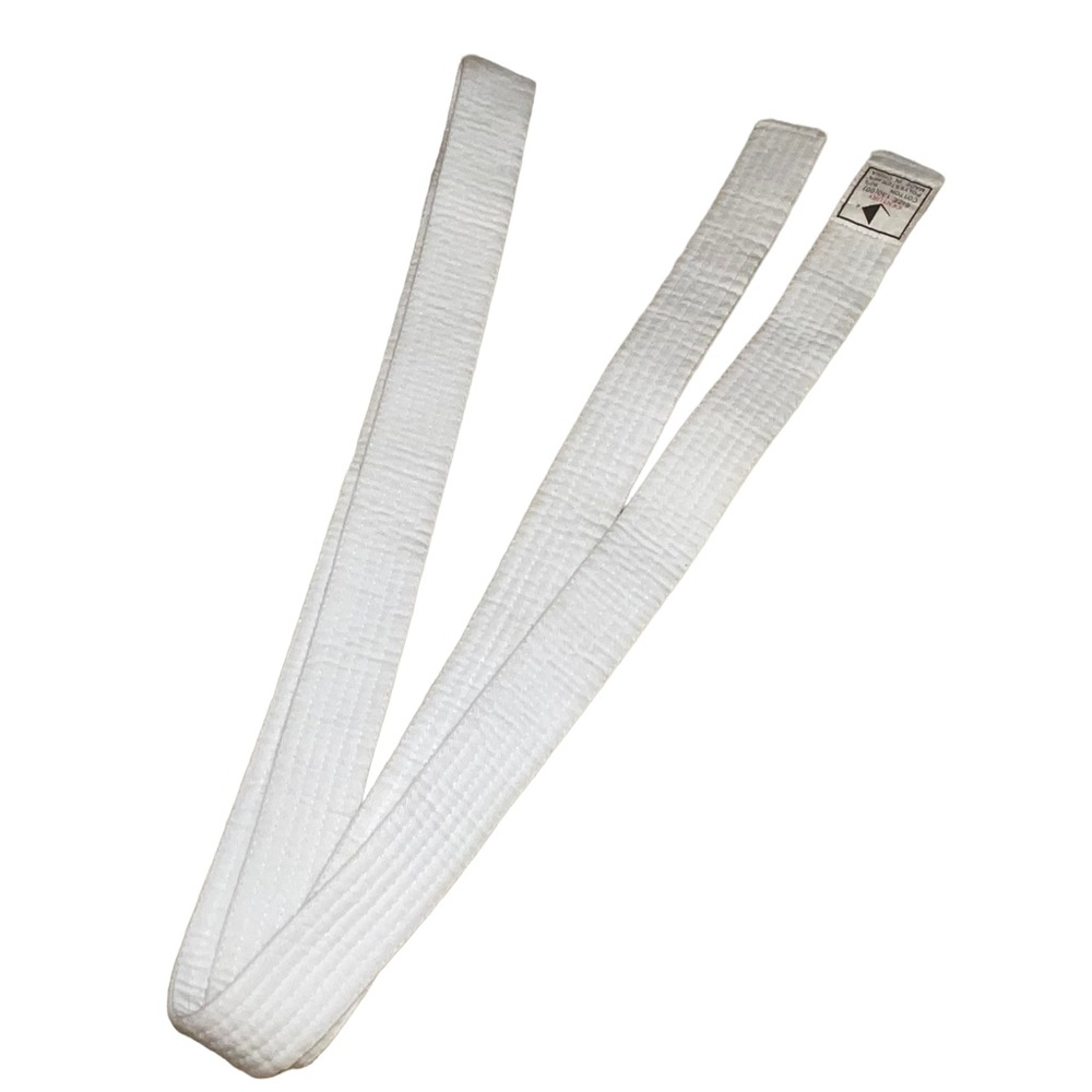 Century Brand Karate White Belt Only Adult 130(00) 82” Long 1.5” Wide Karate